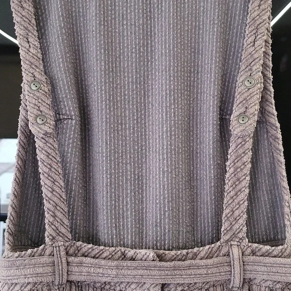 "WILL BE GONE SOON)The other side", "Courderoy midi dress"🩶 - Picture 14 of 17